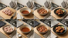 「チキチキボーンの素＋水」で味が決まる！鶏もも唐揚げをカリッとジューシーに揚げるレシピ