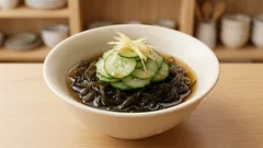 切って和えるだけ：もずく酢×きゅうりのさっぱり小鉢（生姜で後味すっきり）